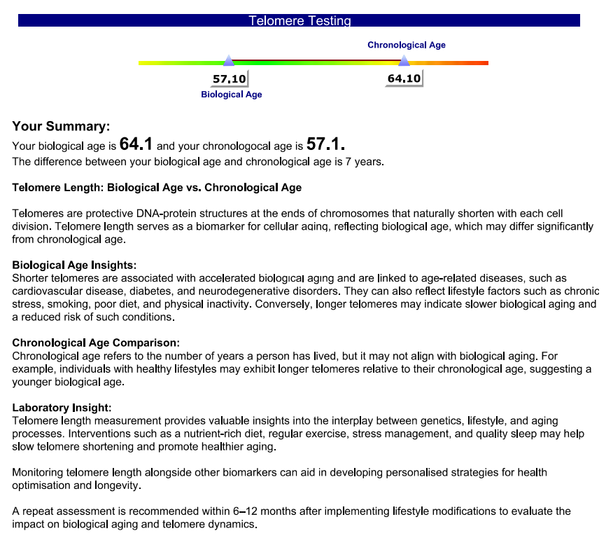 telomere test