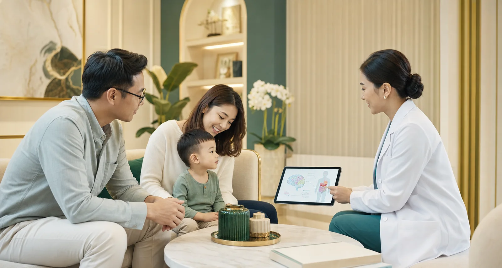 Family-centred autism clinical review in Malaysia with doctor-led regenerative medicine planning