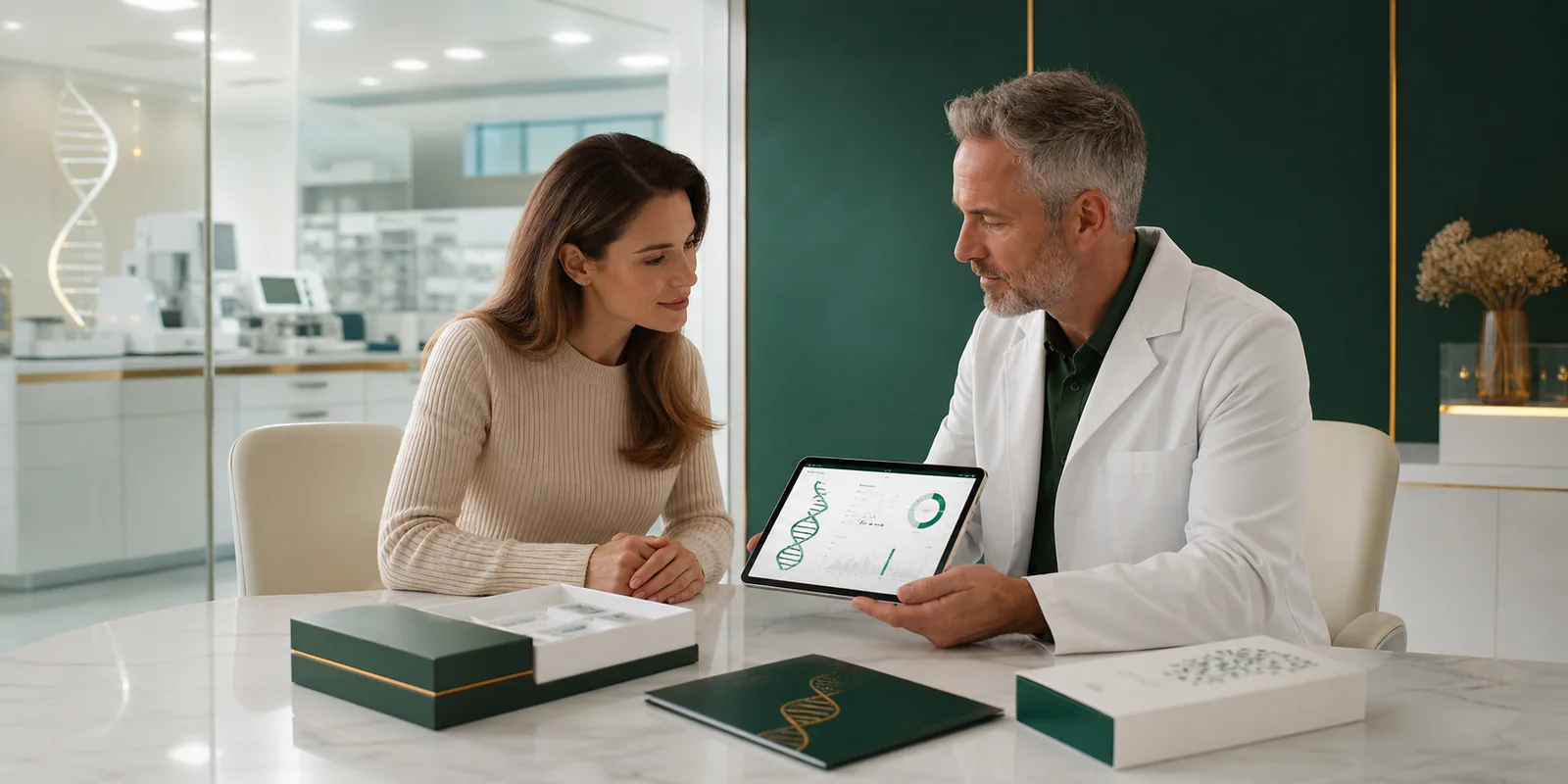 DNA test kits and reports reviewed for personalised regenerative medicine planning