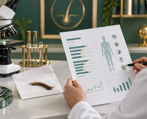 Hair mineral sample and clinician-led laboratory report review