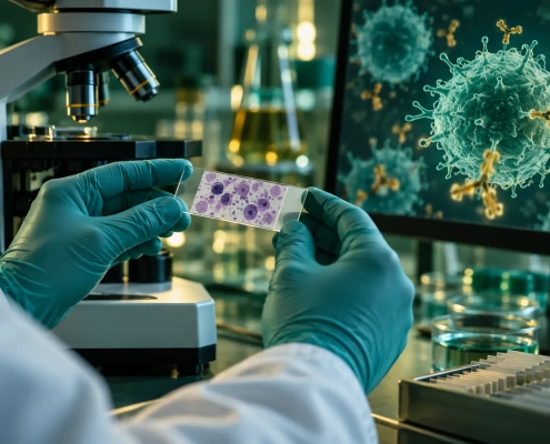 Laboratory immunology testing and immune cell assessment