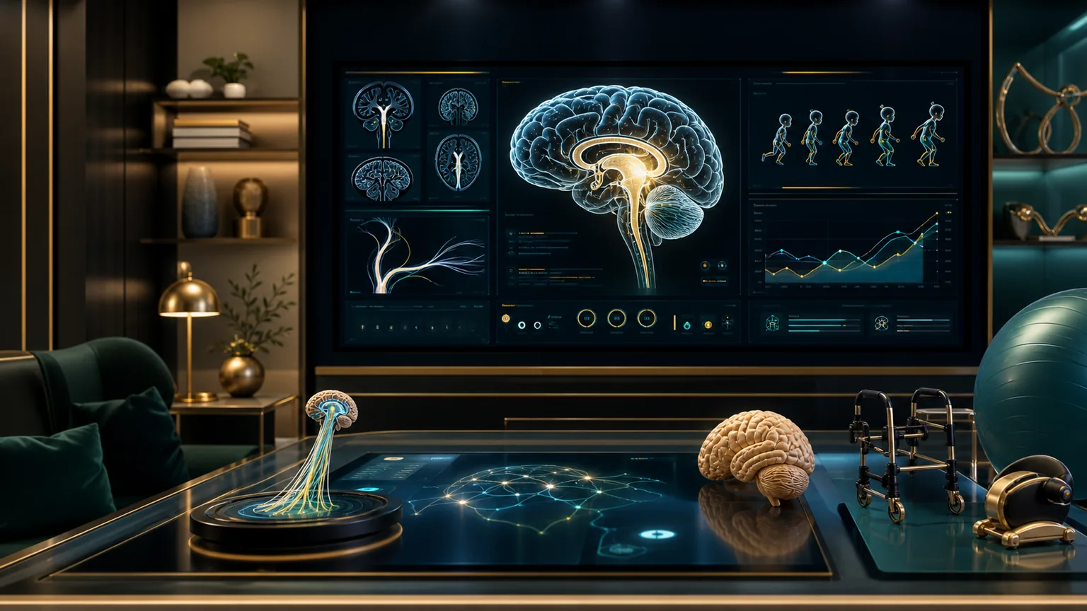 Neurodevelopment and rehabilitation review illustration for Cerebral Palsy Centre Malaysia