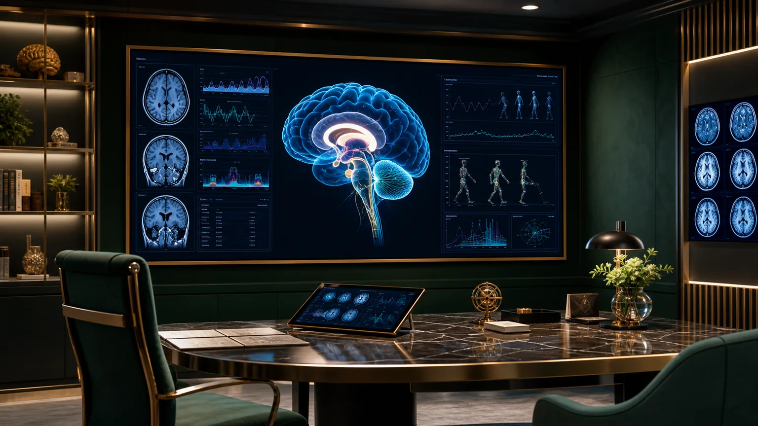 Neurology and movement review illustration for Parkinson's Disease Centre Malaysia