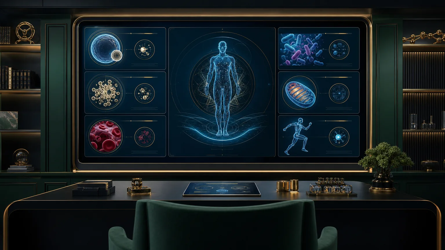Personalised regenerative medicine protocol planning diagnostics illustration in Malaysia